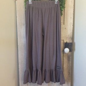 Matilda Jane Women's Brown Ruffle Pants